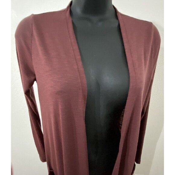 LuLaRoe Women Size XS Open Front Long Sleeve Stretch Cardigan Sweater - Picture 2 of 9